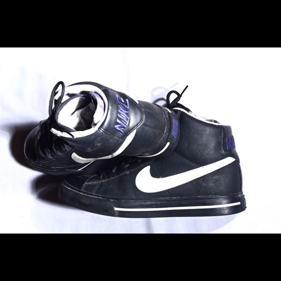 Nike high top patterned leather sneakers - Picture 4 of 5